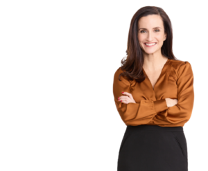 woman standing in business apparel